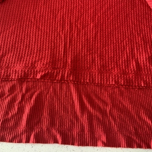 FREE PEOPLE oversized thermal knit vintage top size S - Picture 8 of 16